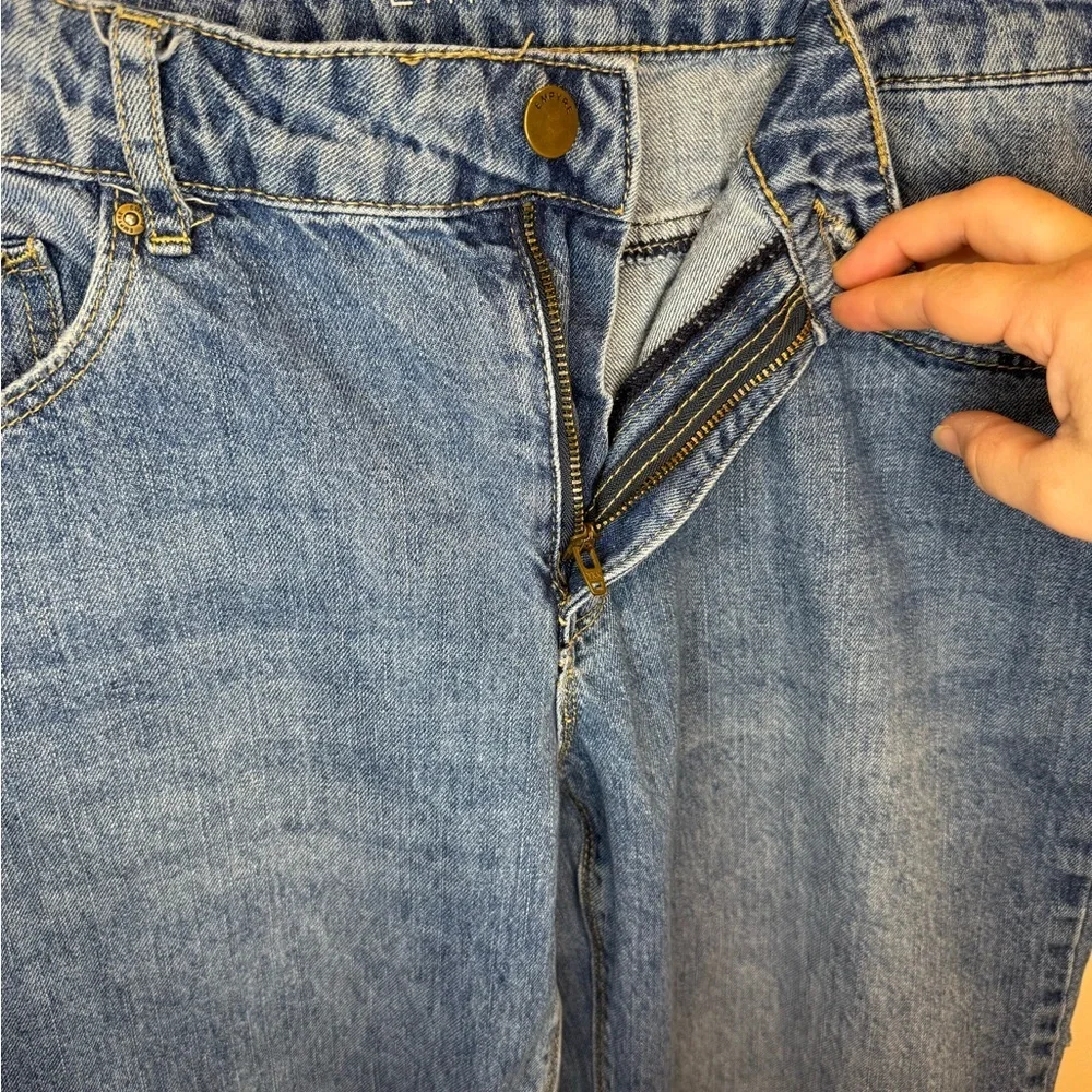 Empyre Zia Vintage Straight Leg Blue Jeans %100 Cotton Women’s Size 4 - Picture 6 of 16